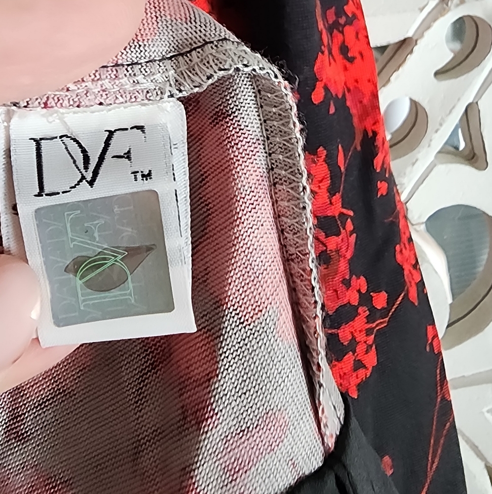 DVF DIANE VON FURSTENBERG IRINA FLORAL FIT & FLARE DRESS SIZE 14 - Picture 3 of 13